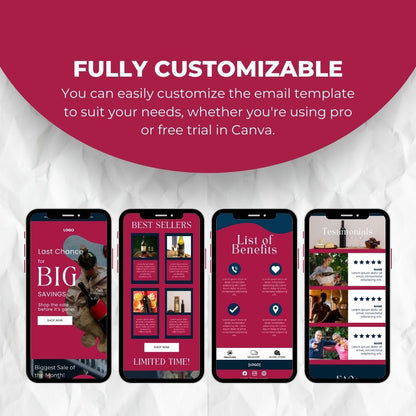 customizable Black Friday Email Template