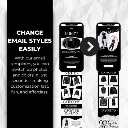 editable Black Friday Email Template