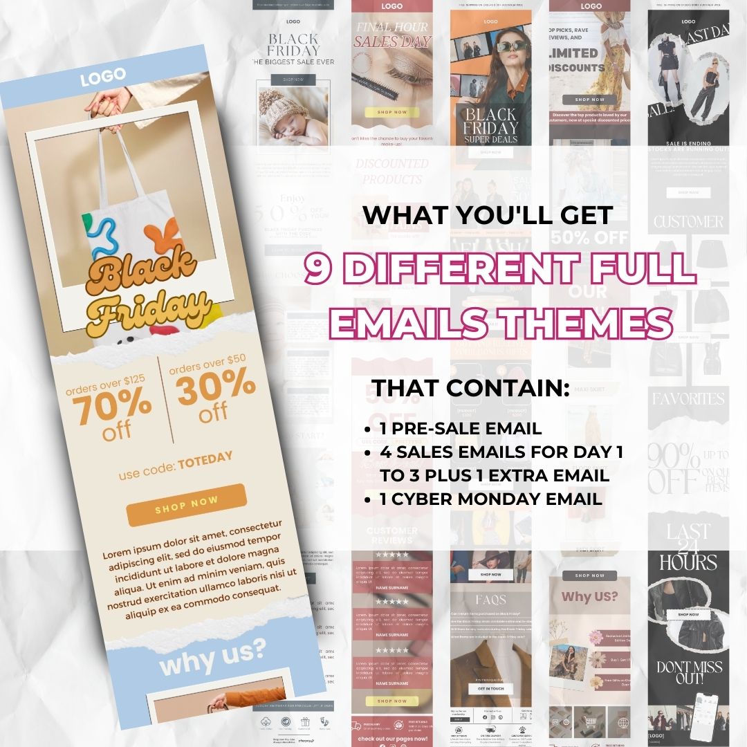 black friday pre-sale email