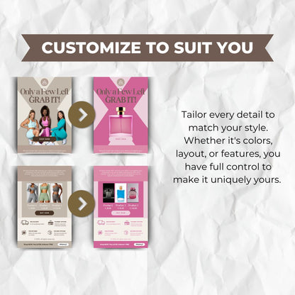 customizable email template