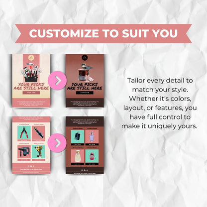 customizable email template