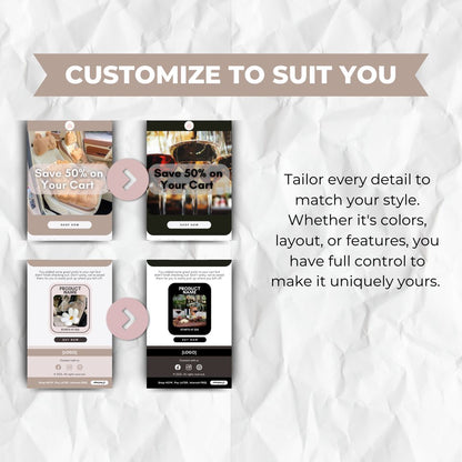 customizable email template