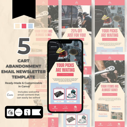 Cart abandonment email template