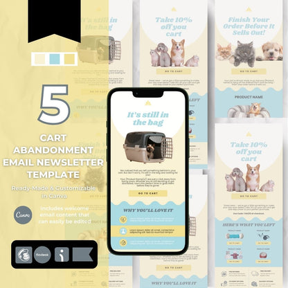 Cart abandonment email template