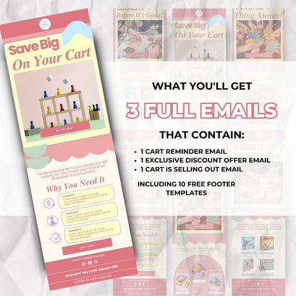 Cart abandonment email reminder