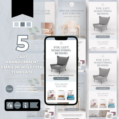 Cart abandonment email template