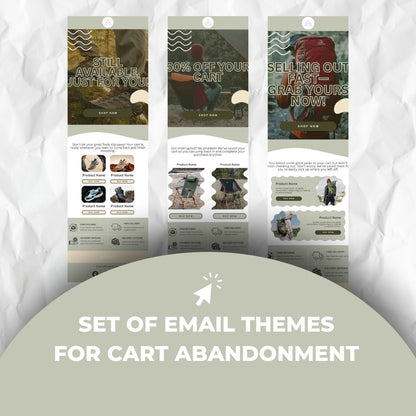 Cart abandonment email themes
