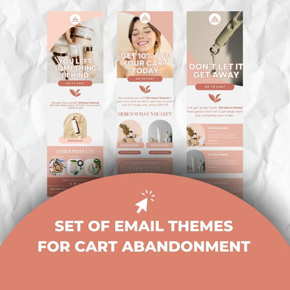 Cart abandonment email themes