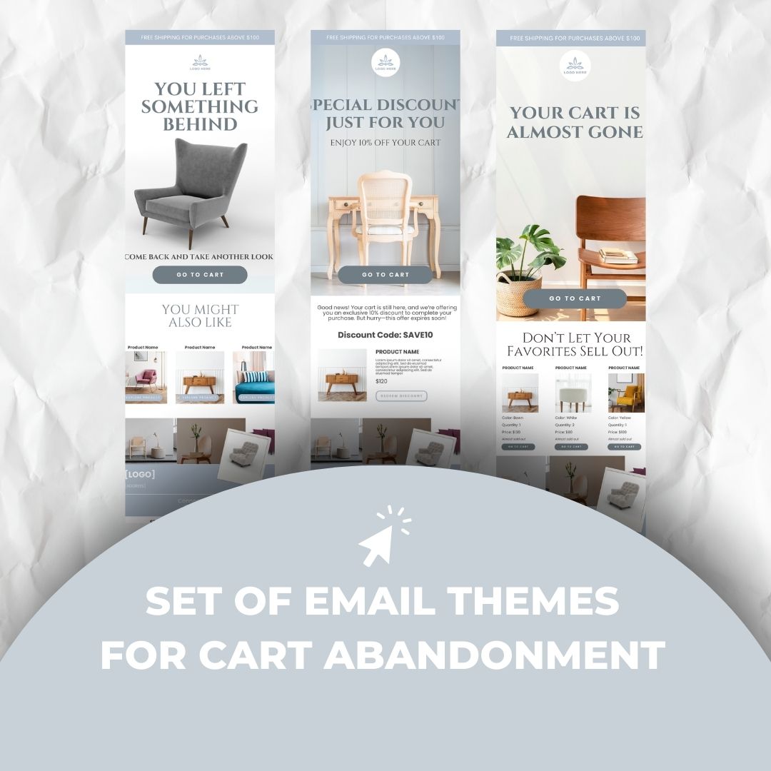 Cart abandonment email themes