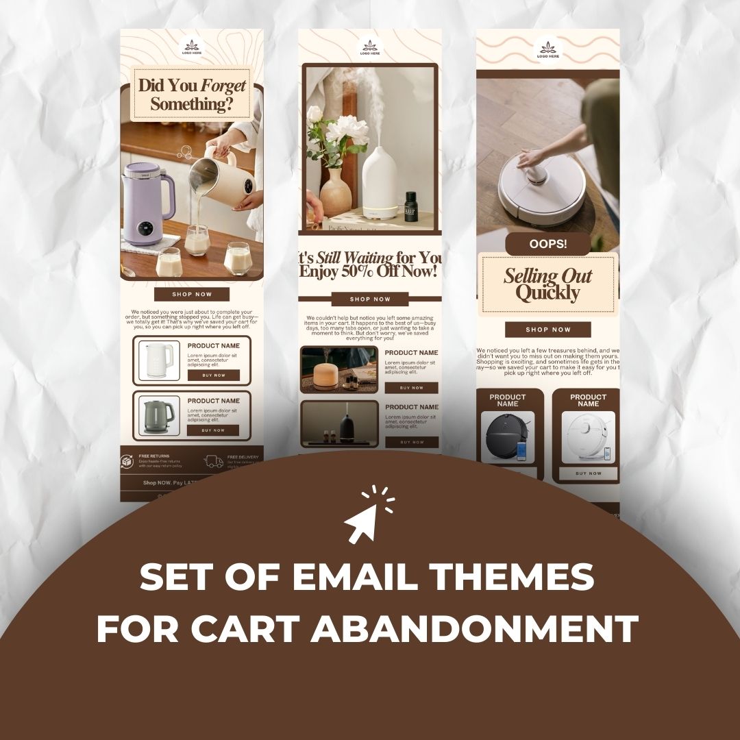 Cart abandonment email themes