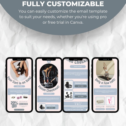fully customizable email template