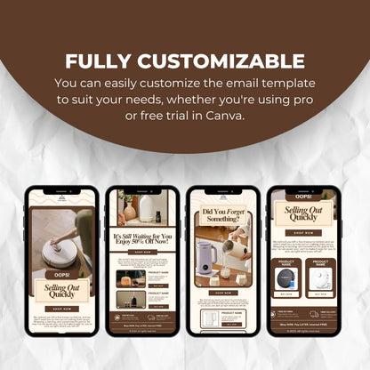fully customizable email template