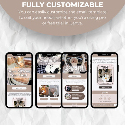 fully customizable email template