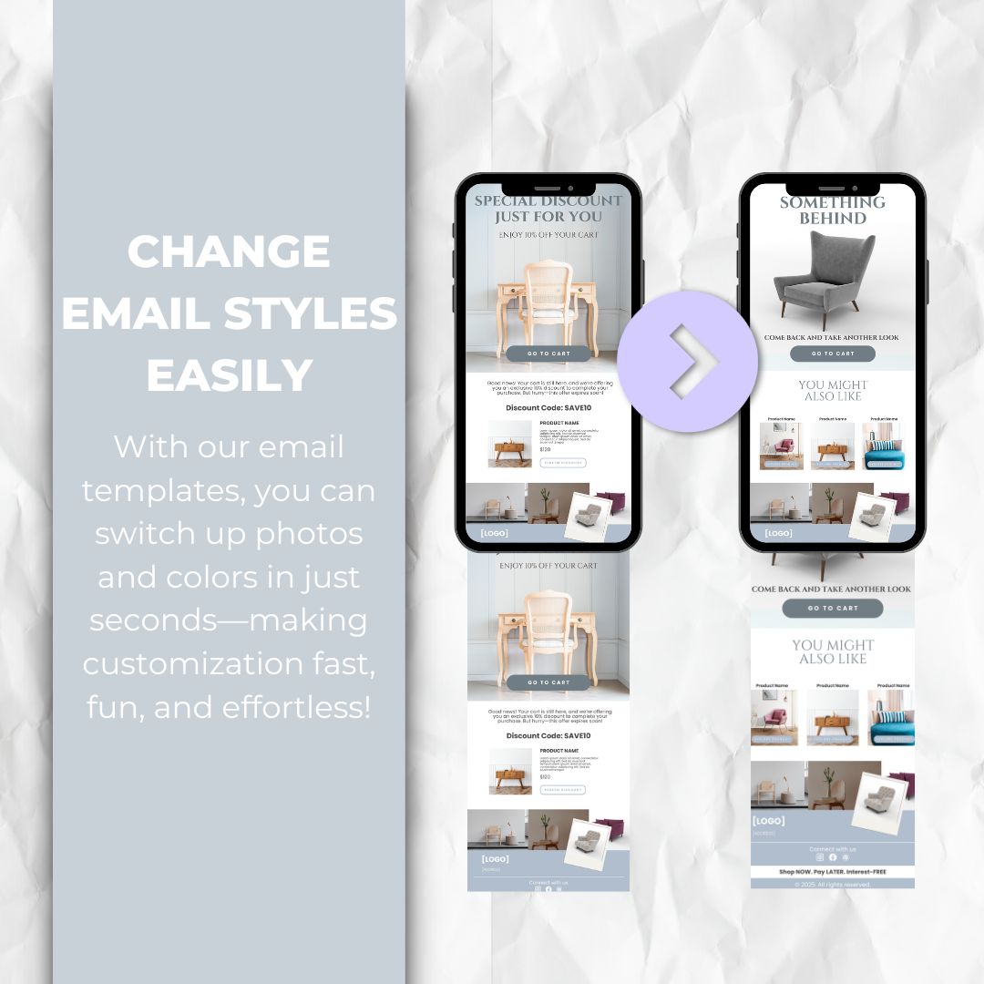 change the email template style easily