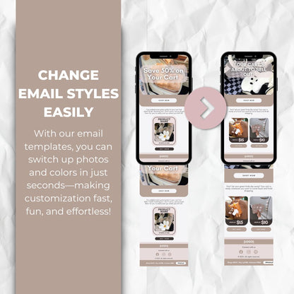 change the email template style easily