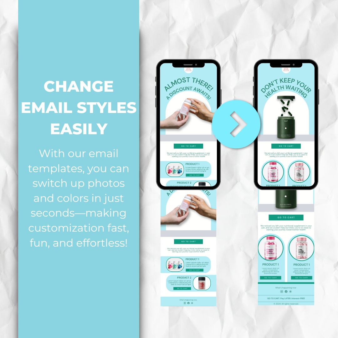 change the email template style easily