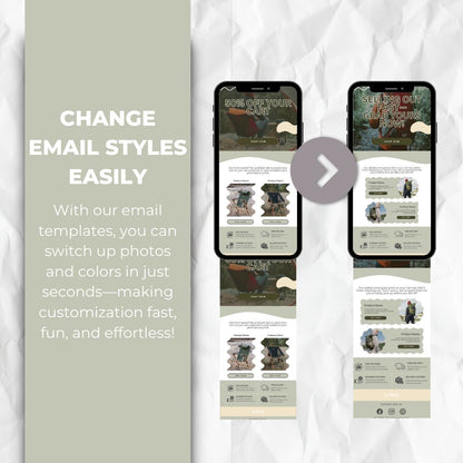 change the email template style easily