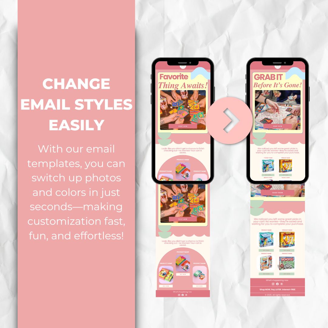 change the email template style easily