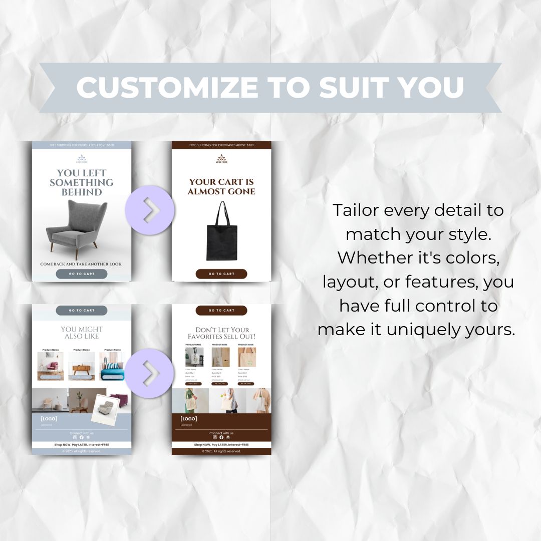 customizable email template