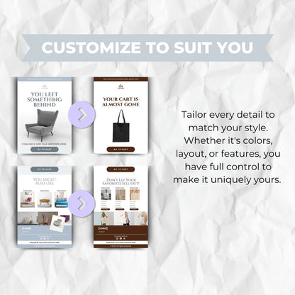 customizable email template