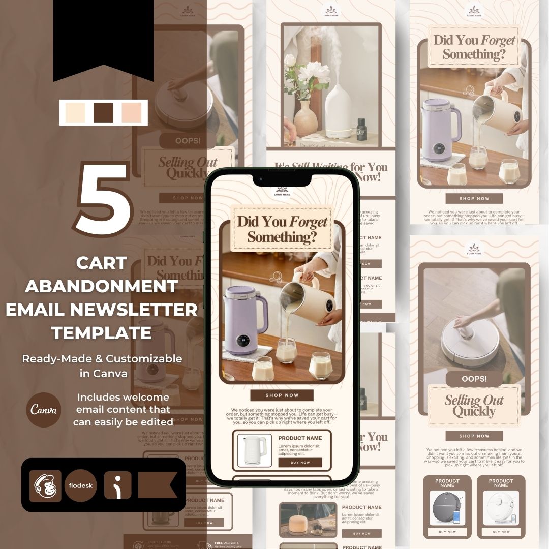Cart abandonment email template