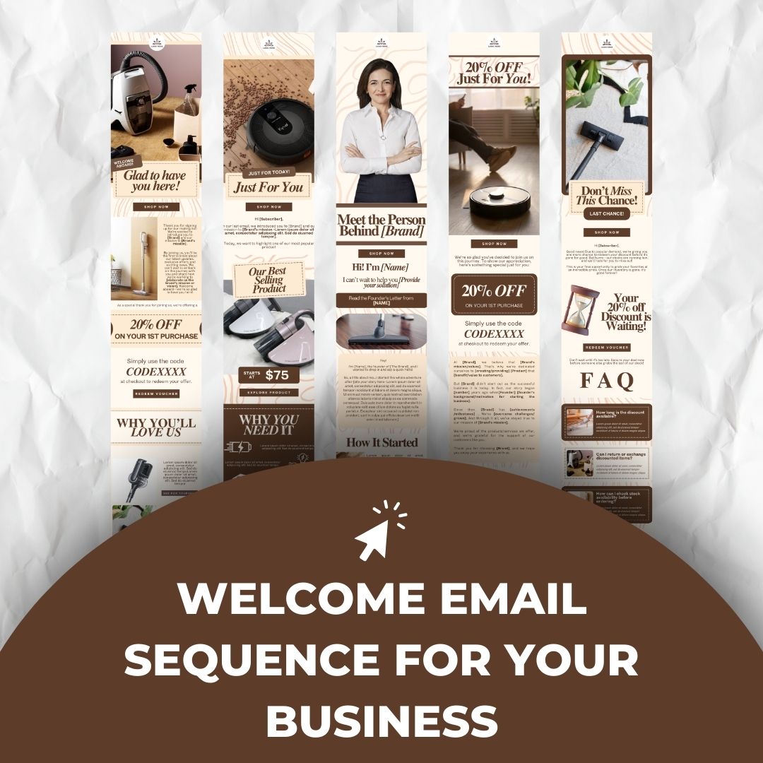 welcome email sequence for business