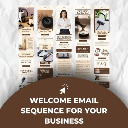 welcome email sequence for business