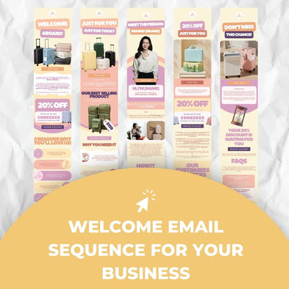 welcome email sequence for business