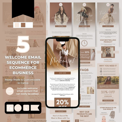 Welcome email sequence template