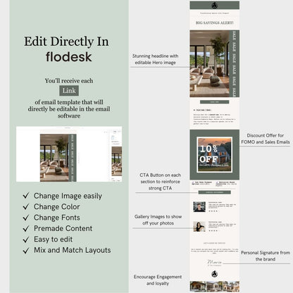 Editable Flodesk Real Estate Business Email Template