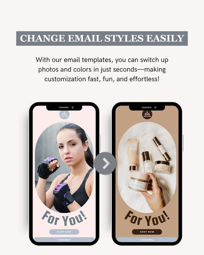 E-commerce Email Marketing Newsletter Canva Template Bundle for Klaviyo Mailchimp and Flodesk | Sports Equipment