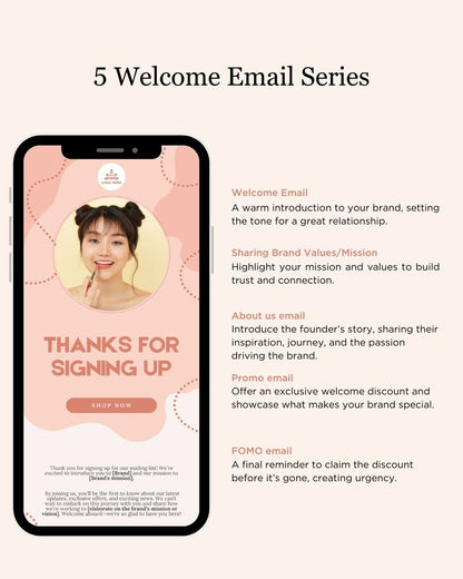 E-commerce Email Marketing Newsletter Canva Template Bundle for Klaviyo Mailchimp and Flodesk | Make-Up Brand