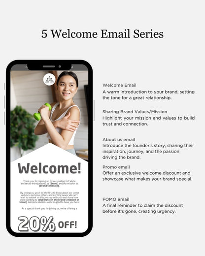 E-commerce Email Marketing Newsletter Canva Template Bundle for Klaviyo Mailchimp and Flodesk | Fitness Equipment and Gear