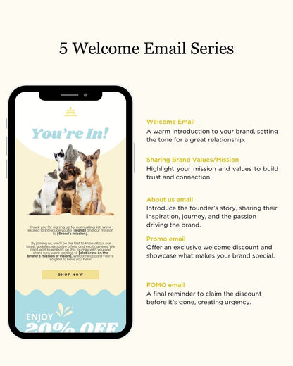 E-commerce Email Marketing Newsletter Canva Template Bundle for Klaviyo Mailchimp and Flodesk | Pet Toys and Accessories
