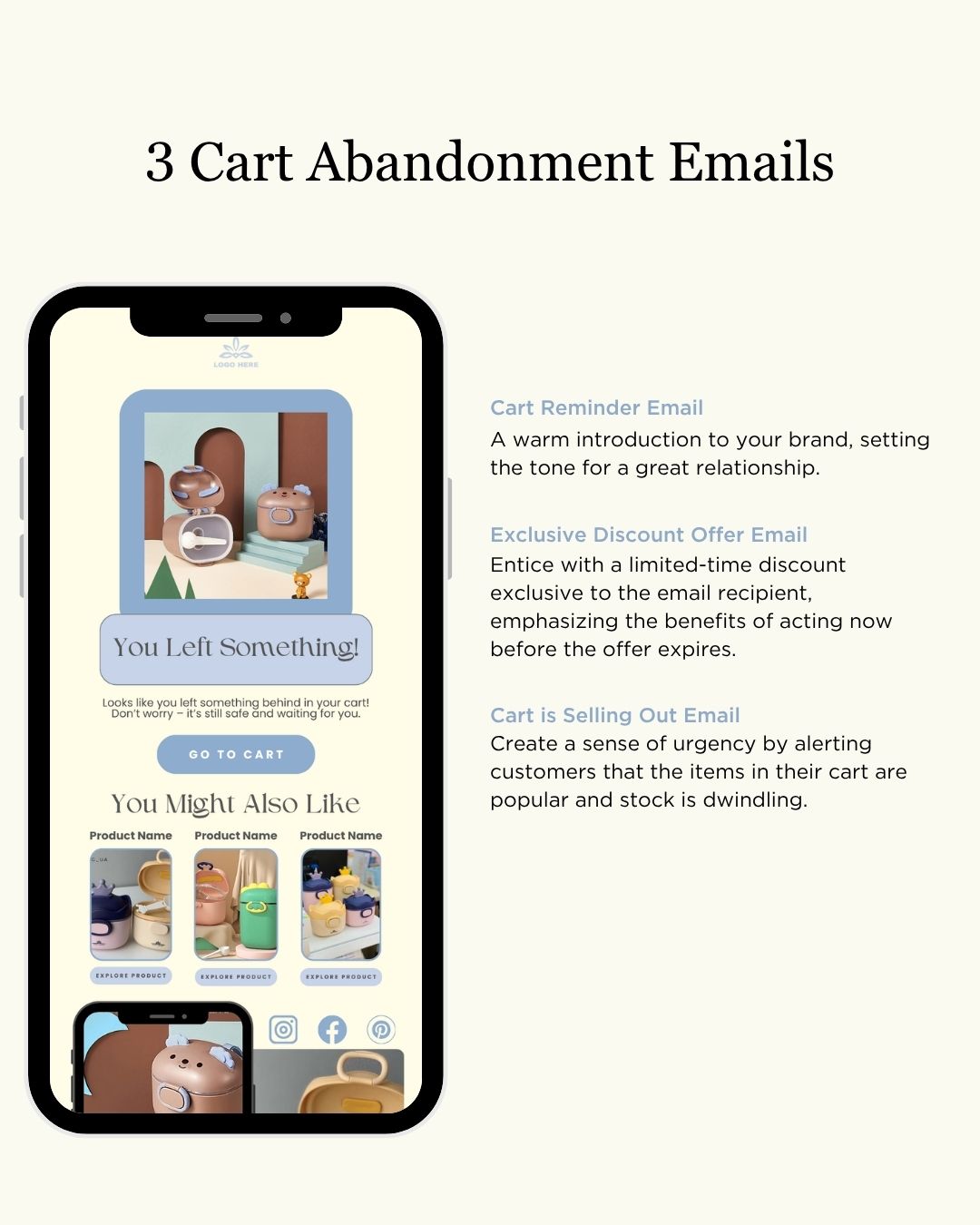 E-commerce Email Marketing Newsletter Canva Template Bundle for Klaviyo Mailchimp and Flodesk | Baby Essentials