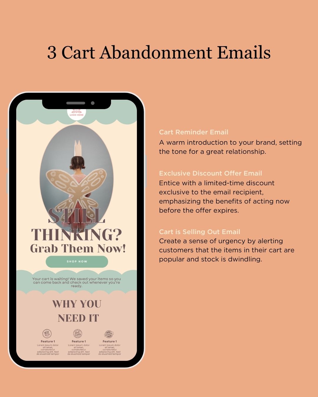 E-commerce Email Marketing Newsletter Canva Template Bundle for Klaviyo Mailchimp and Flodesk | Costumes and Props