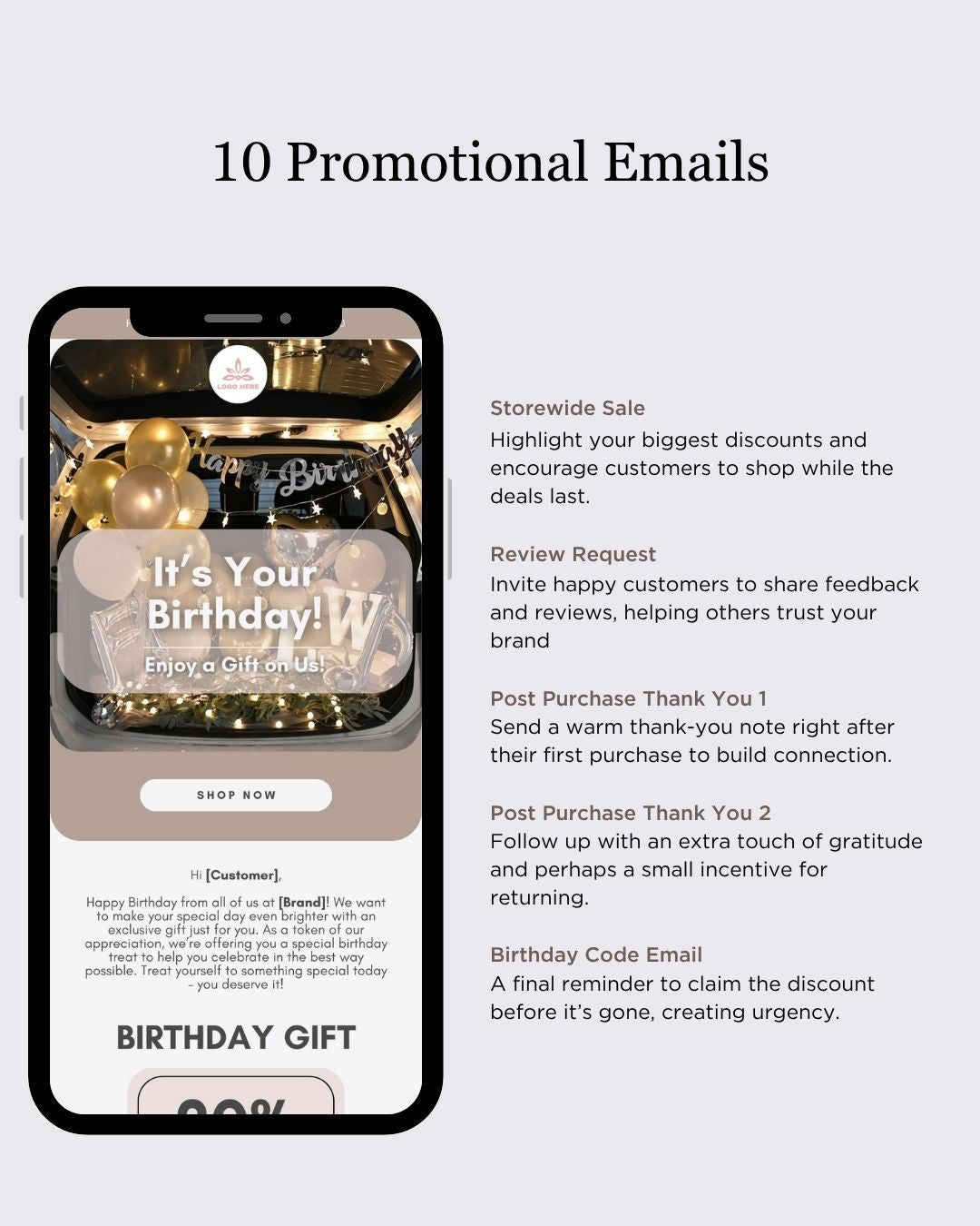 E-commerce Email Marketing Newsletter Canva Template Bundle for Klaviyo Mailchimp and Flodesk | Car Accessories