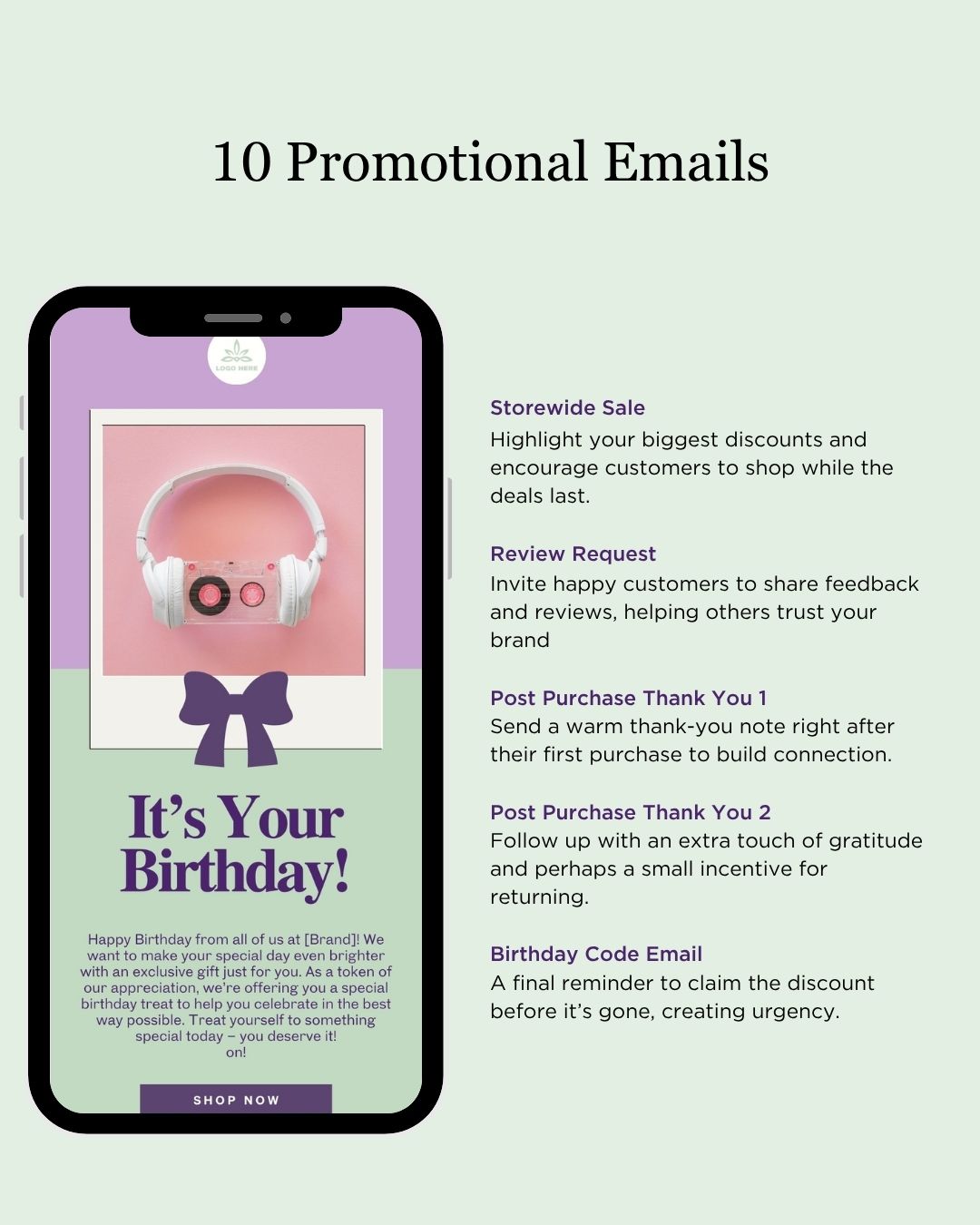 E-commerce Email Marketing Newsletter Canva Template Bundle for Klaviyo Mailchimp and Flodesk | Travel Accessories