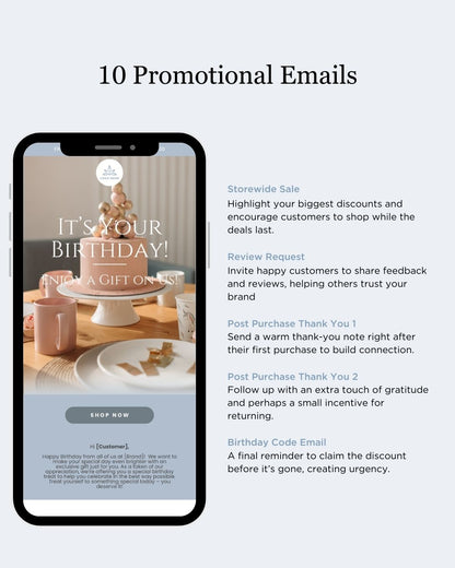 E-commerce Email Marketing Newsletter Canva Template Bundle for Klaviyo Mailchimp and Flodesk | Furniture and Decor