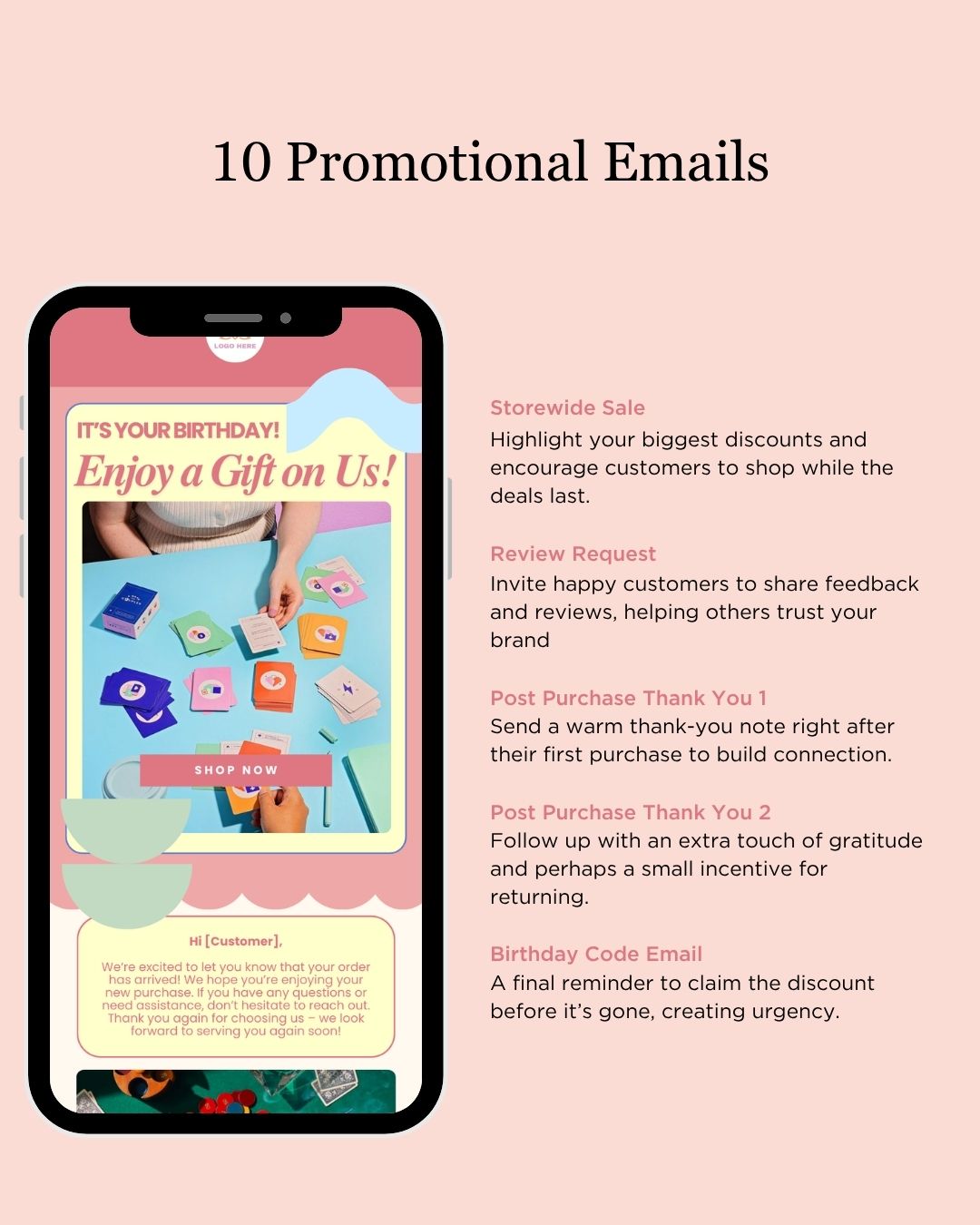 E-commerce Email Marketing Newsletter Canva Template Bundle for Klaviyo Mailchimp and Flodesk | Toys and Games