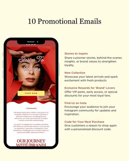 E-commerce Email Marketing Newsletter Canva Template Bundle for Klaviyo Mailchimp and Flodesk | Makeup