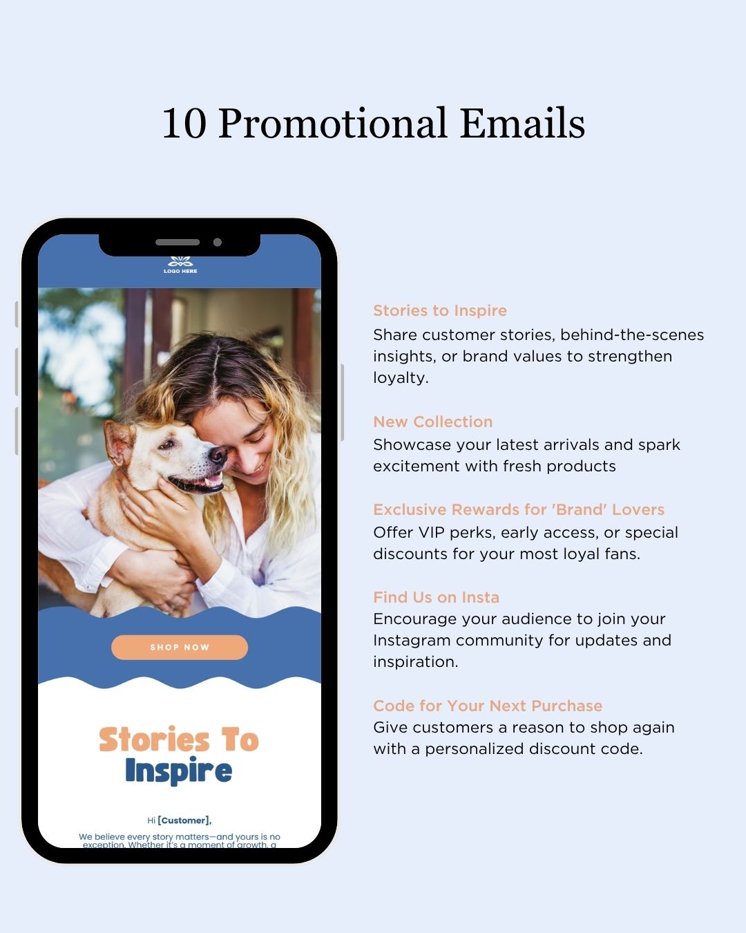 E-commerce Email Marketing Newsletter Canva Template Bundle for Klaviyo Mailchimp and Flodesk | Pet Grooming and Health Products