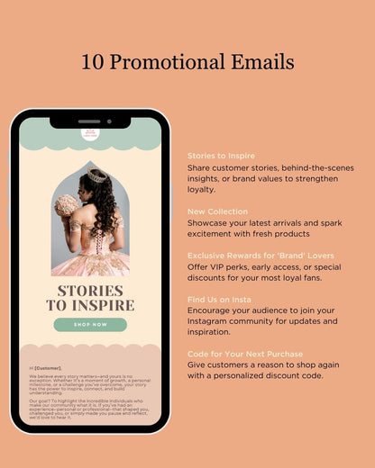 E-commerce Email Marketing Newsletter Canva Template Bundle for Klaviyo Mailchimp and Flodesk | Costumes and Props