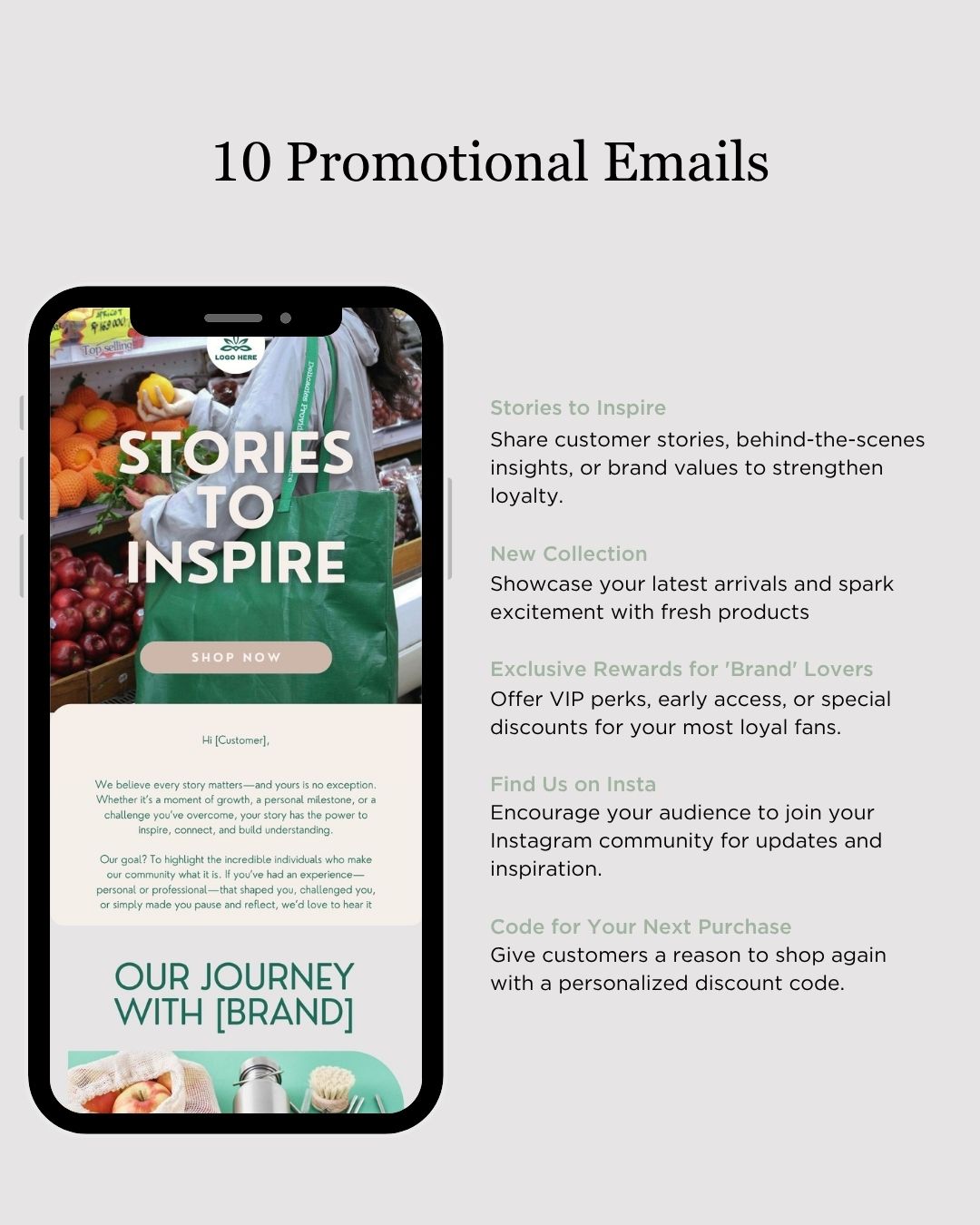 E-commerce Email Marketing Newsletter Canva Template Bundle for Klaviyo Mailchimp and Flodesk | Reusable Household Items