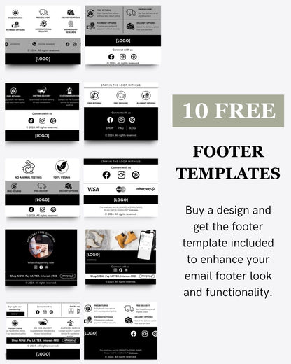 E-commerce Email Marketing Newsletter Canva Template Bundle for Klaviyo Mailchimp and Flodesk | Camping and Outdoor Gear
