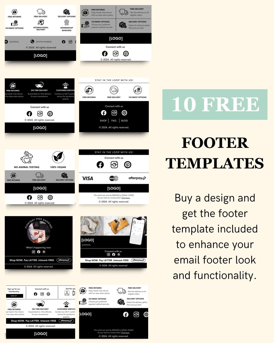 E-commerce Email Marketing Newsletter Canva Template Bundle for Klaviyo Mailchimp and Flodesk | Educational kits
