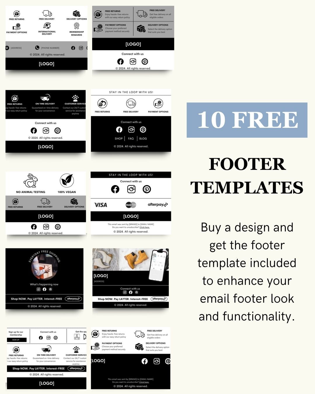 E-commerce Email Marketing Newsletter Canva Template Bundle for Klaviyo Mailchimp and Flodesk | Baby Essentials