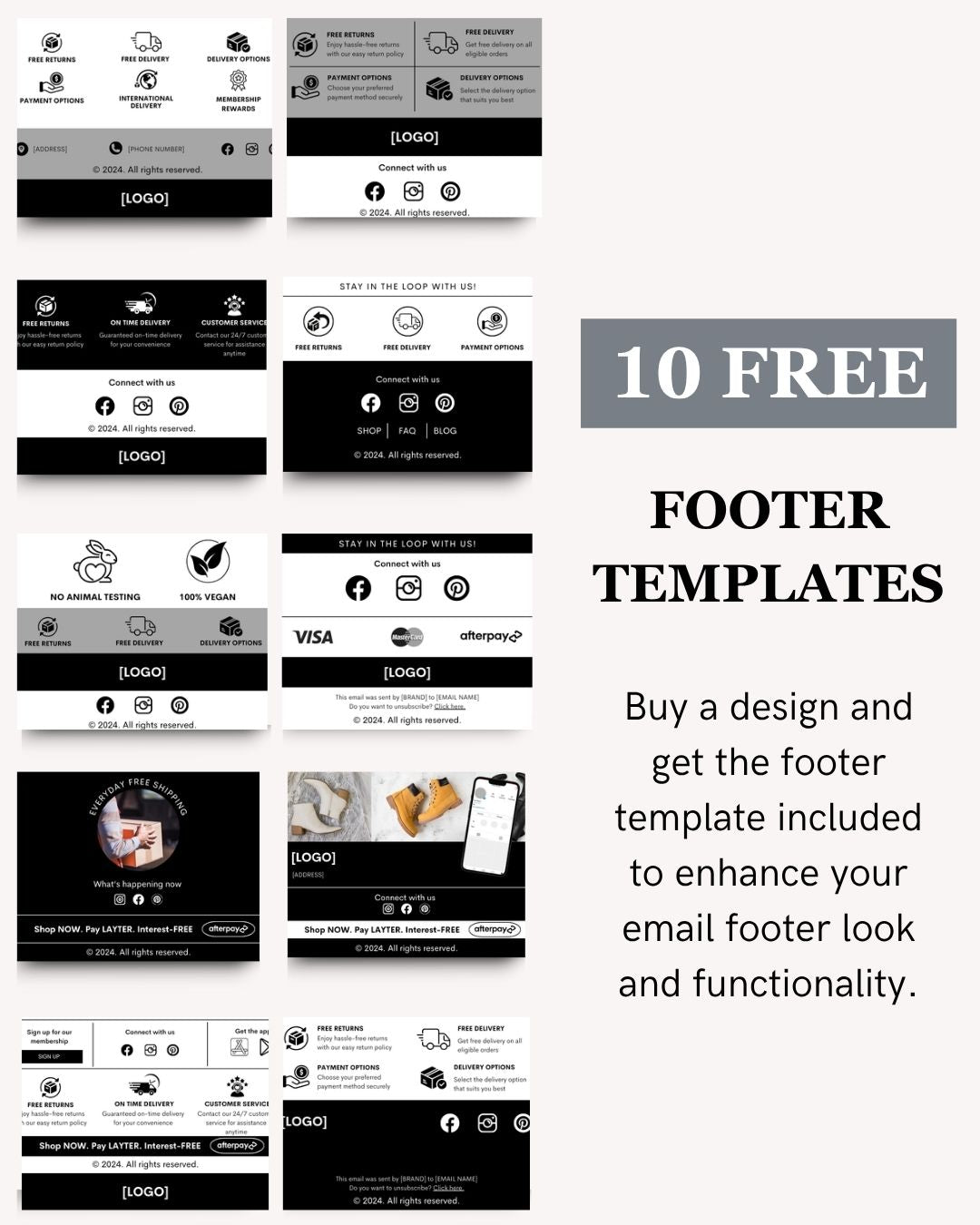 E-commerce Email Marketing Newsletter Canva Template Bundle for Klaviyo Mailchimp and Flodesk | Sports Equipment