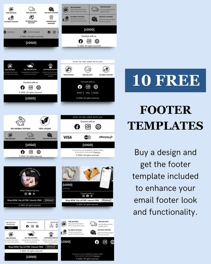 E-commerce Email Marketing Newsletter Canva Template Bundle for Klaviyo Mailchimp and Flodesk | Consumer Electronics