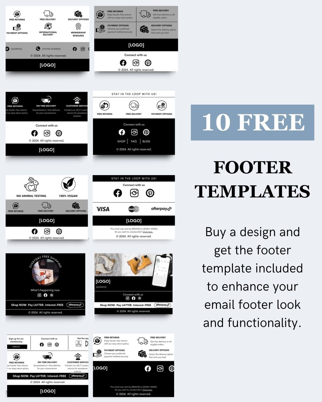 E-commerce Email Marketing Newsletter Canva Template Bundle for Klaviyo Mailchimp and Flodesk | Furniture and Decor